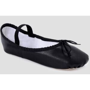 Dance Ballet Shoes Freestyle Big Kid 2M Leather  Full Sole